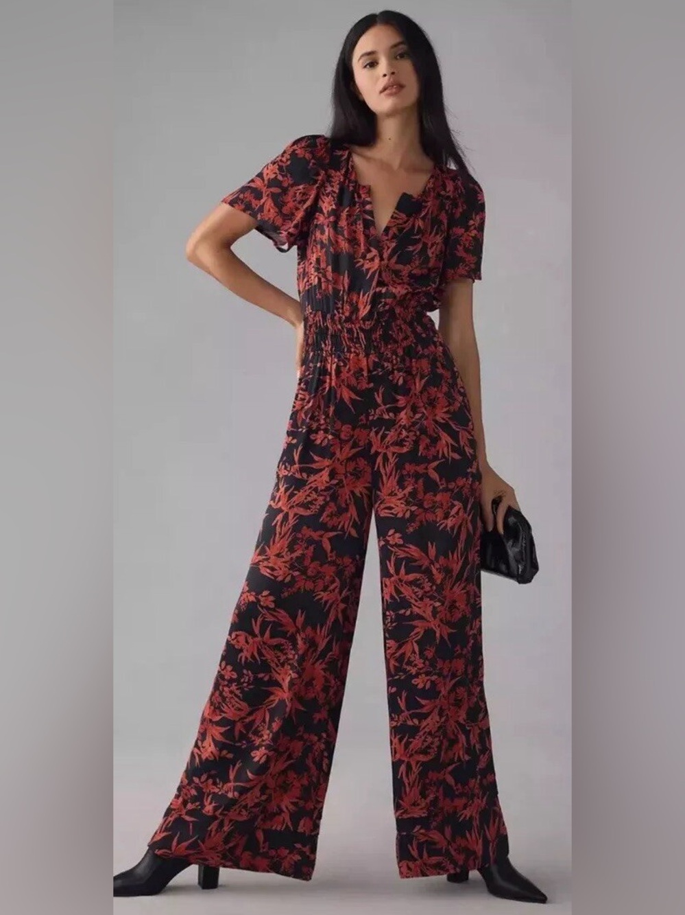 Anthropologie Somerset silky jumpsuit